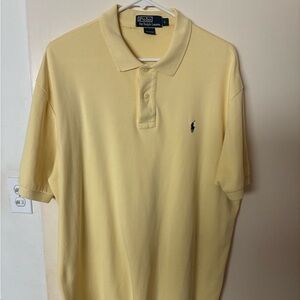 Polo by Ralph Lauren Yellow Men’s Classic Cotton Polo Shirt Size Large